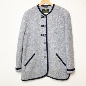 Giesswein Of Austria Boiled Wool Coat Size 42